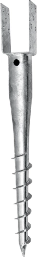 Wkręt gruntowy z uchwytem U 700 × 110 × 60 × 100 mm, ocynk ogniowy