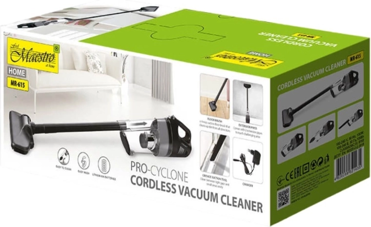 Mocne ssanie 6,5 kPa i moc 100 W