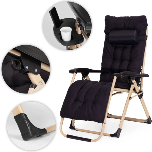 Praktyczny boczny stolik i stabilna konstrukcja