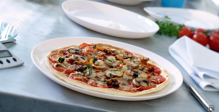 Duża średnica dla wygodnego serwowania