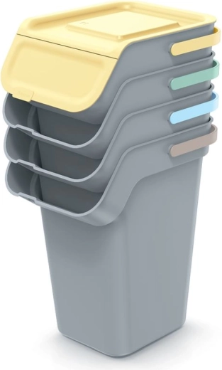 Kolorowe oznaczenia do segregacji