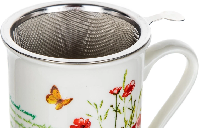 Delikatne stalowe sitko dla czystego naparu