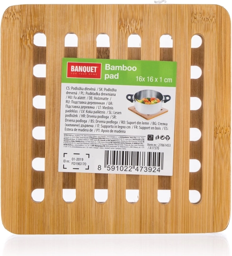 Kompaktowy wymiar 16 × 16 × 1 cm