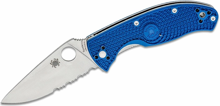 Spyderco Tenacious Lightweight Blue nóż składany 8,6 cm, satyna, niebieski, FRN