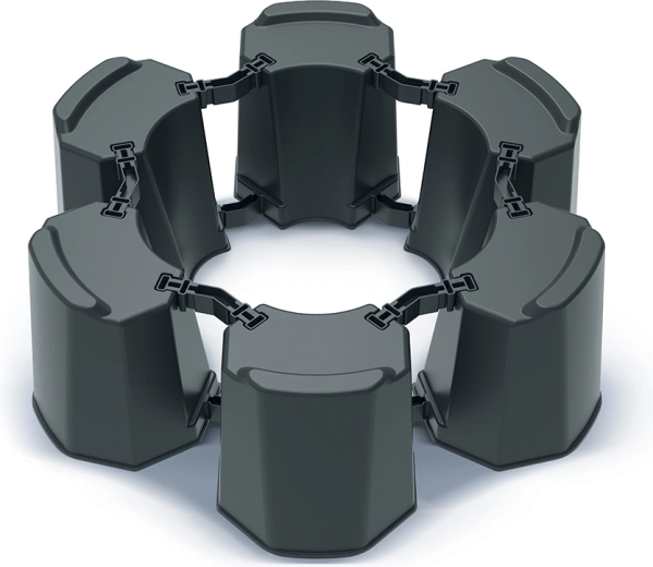 Modułowa konstrukcja dla różnych średnic beczek