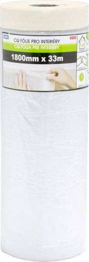 Maskująca taśma wewnętrzna z folią ochronną 180 cm × 33 m