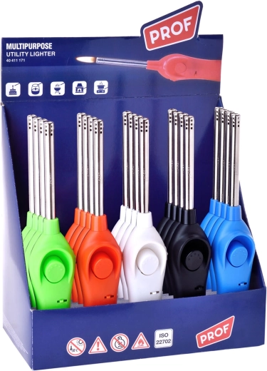 Prof napełniany zapalnik płomieniowy z blokadą dziecięcą 23,5 cm