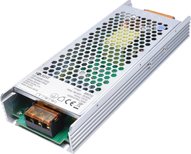 Solight LED zasilacz 230 V na 12 V 200 W IP20