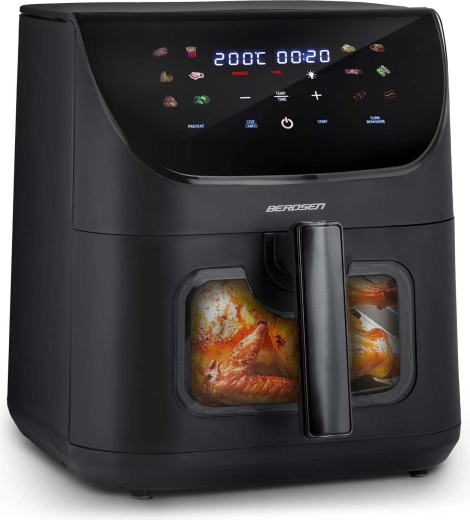 Okienko z oświetleniem LED i sterowanie dotykowe