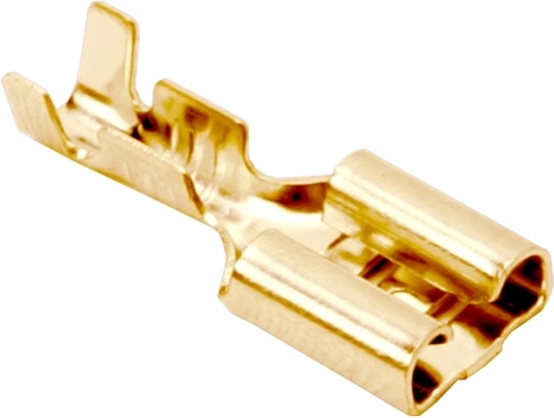 Miedziana tulejka zaciskana do wsuwki 6,3 mm