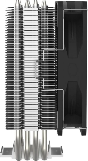 Cztery niklowane heatpipe’y z Direct Contact