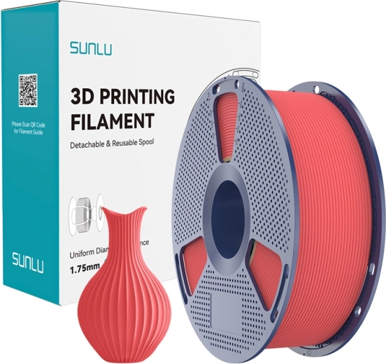 Filament Sunlu PLA Classic wiśniowy