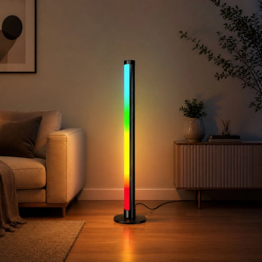 Smukły rogowy design do nowoczesnego oświetlenia ambientowego