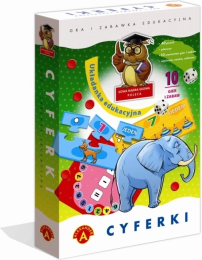 Edukacyjne puzzle, Liczby