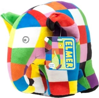 pluszowy słoń Elmer – kolorowy przyjaciel do łóżeczka 20 cm