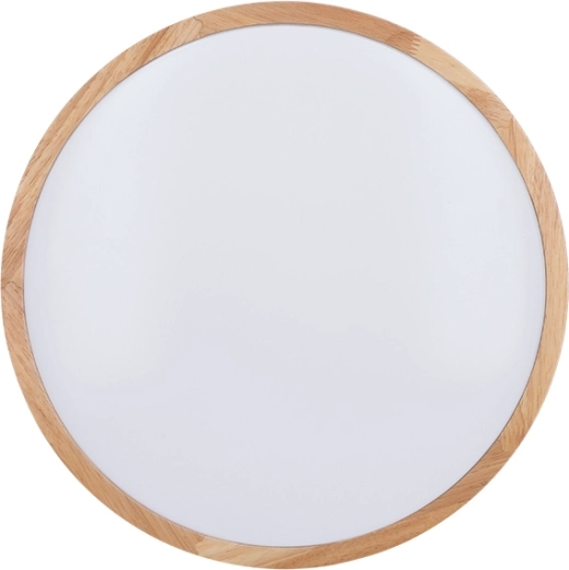 Nowoczesny okrągły design z naturalnym dębem
