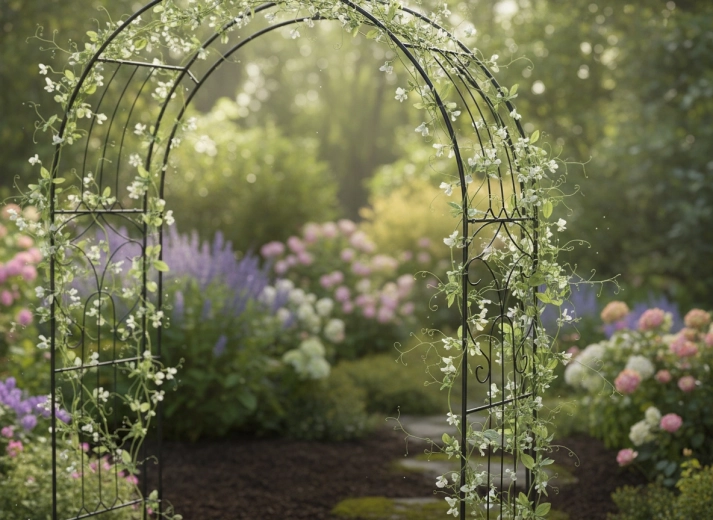 Idealne oparcie dla róż i innych pnących roślin