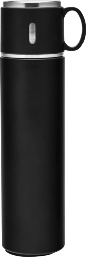 Altom Design termos z zakrętką w kształcie kubka 580 ml czarny