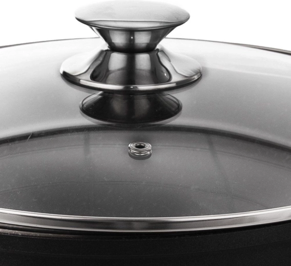Szklana pokrywka z zaworem parowym