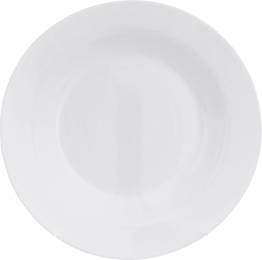 Głęboki talerz do makaronu LUNA Grangusto Pasta 29 cm, biały ze szkła opalowego