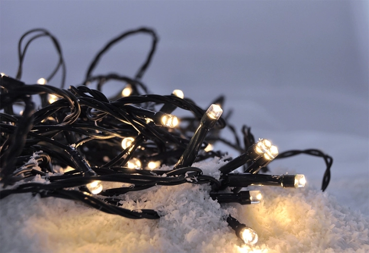 Solight LED-owy łańcuch świąteczny 50 m, 500 LED, ciepła biel