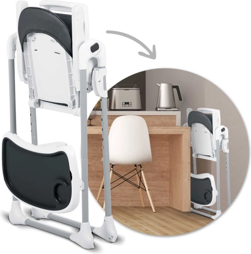 Składana konstrukcja i kółka dla łatwego przenoszenia