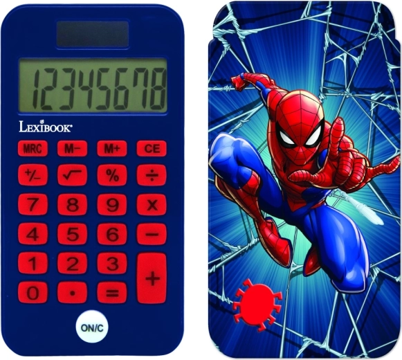 Kalkulator kieszonkowy SPIDER-MAN z ochronną osłoną