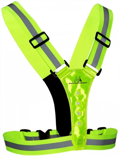 Widoczność 360° dzięki LED i elementom odblaskowym