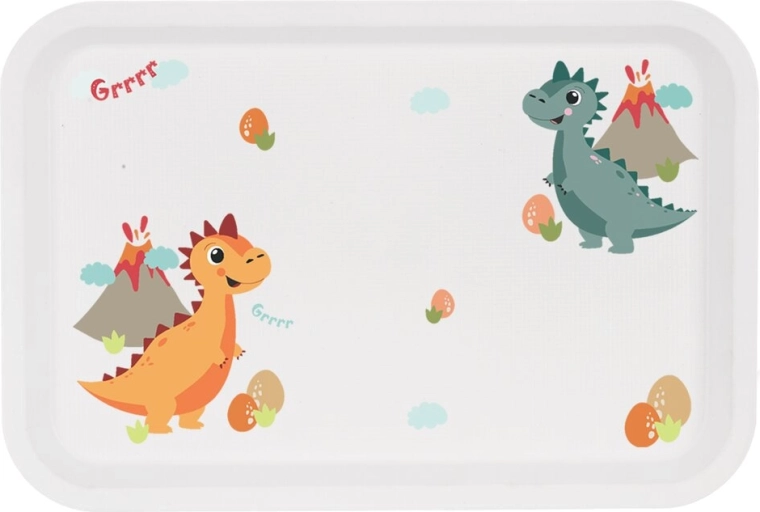 Dziecięca plastikowa taca Toya DINO 30,5 × 21 cm