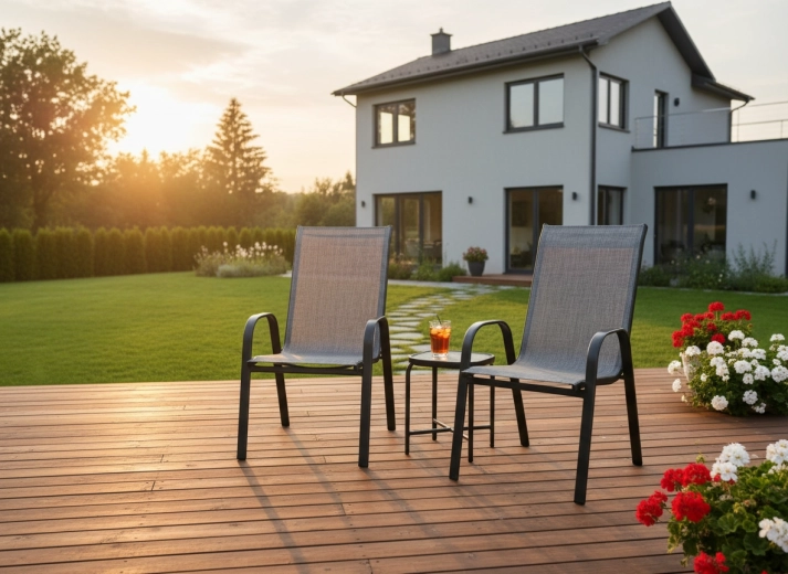 Idealny zestaw do relaksu na tarasie