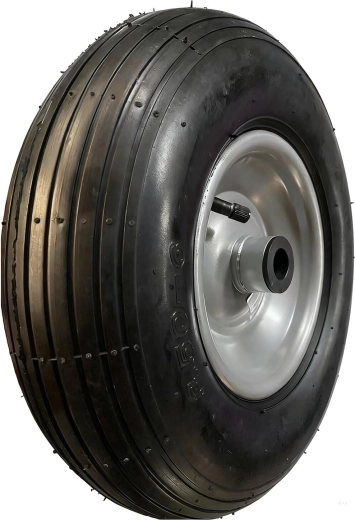 Pompowane koło do wózka transportowego 300 mm z metalową felgą i łożyskiem 20 mm