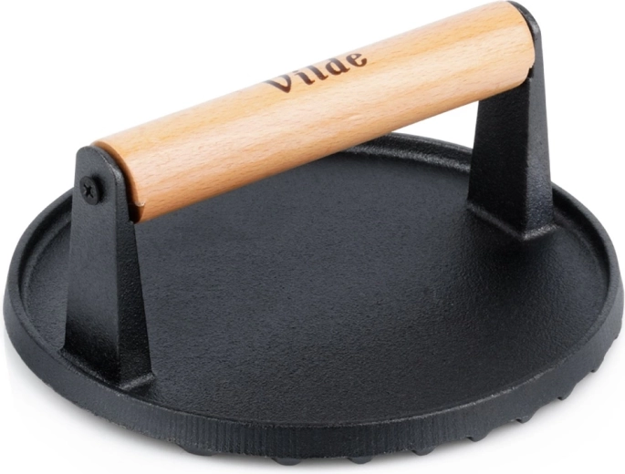 Żelazna patelnia prasująca do smash burgerów 17,5 cm Vilde