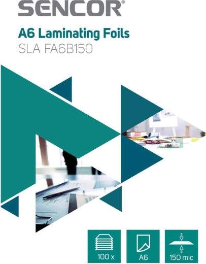 Folie do laminowania Sencor A6, 150 mikronów, 100 sztuk