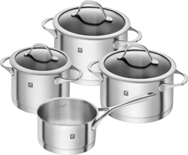 Zestaw garnków ze stali nierdzewnej Zwilling Essence, 4 elementy