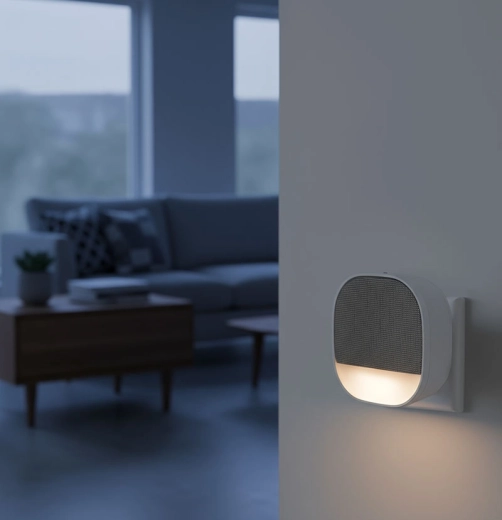 2 w 1: dzwonek i lampka nocna