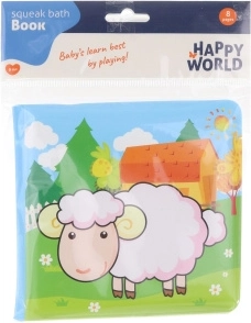 Miękka książeczka dla najmłodszych – Szczęśliwy świat