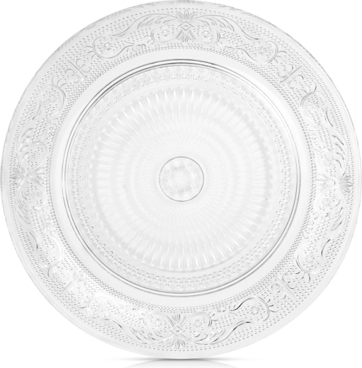 Szklany talerz deserowy 18 cm