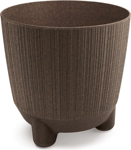 Doniczka Ryfo Eco Wood 19,5 cm – kawa