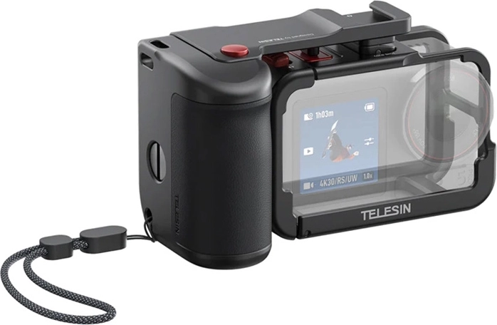 Ochronna obudowa Telesin z uchwytem do DJI Osmo Action 3/4/5
