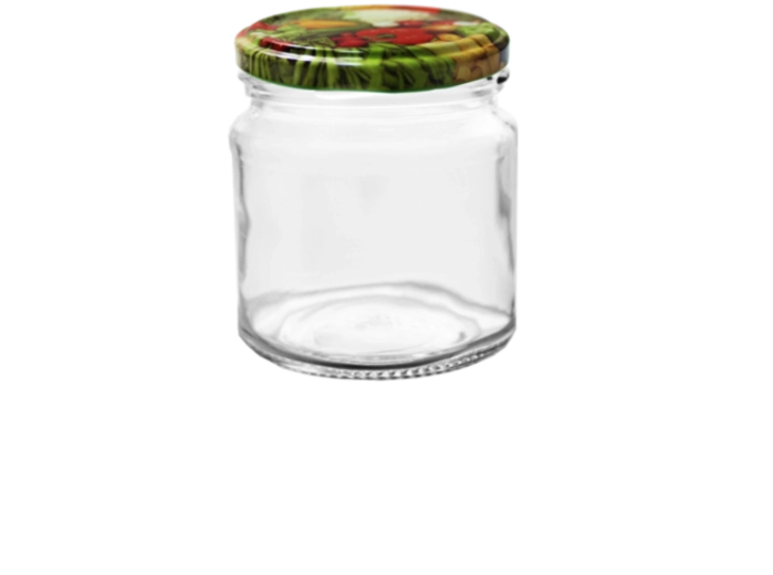 Zestaw słoików 212 ml z wieczkami Twist-Off 66 mm, 12 szt.