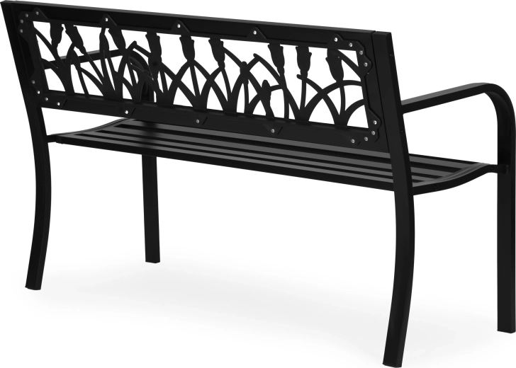 Dekoracyjne oparcie z kwiatowym motywem