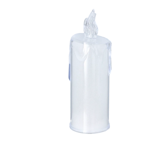 Półprzezroczysta świeca LED 5,3 × 15,5 cm