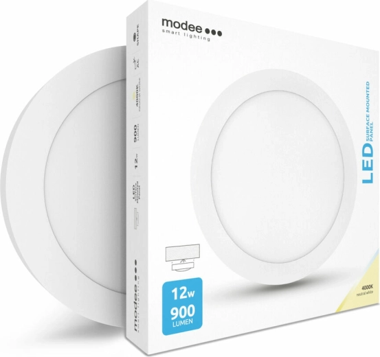 Okrągły panel LED Modee Smart Lighting 12 W, neutralna biel