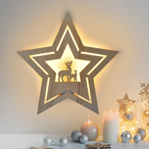 24 LED o ciepłym białym świetle