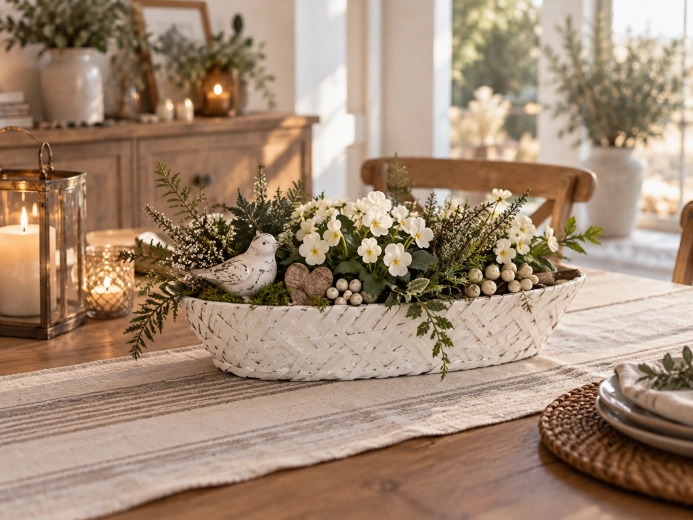 Eleganckie białe wykończenie