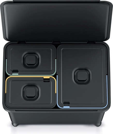 Przejrzysta segregacja z czterema wkładami