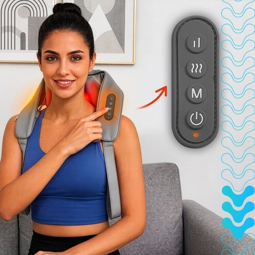 Głęboki masaż shiatsu z podgrzewaniem