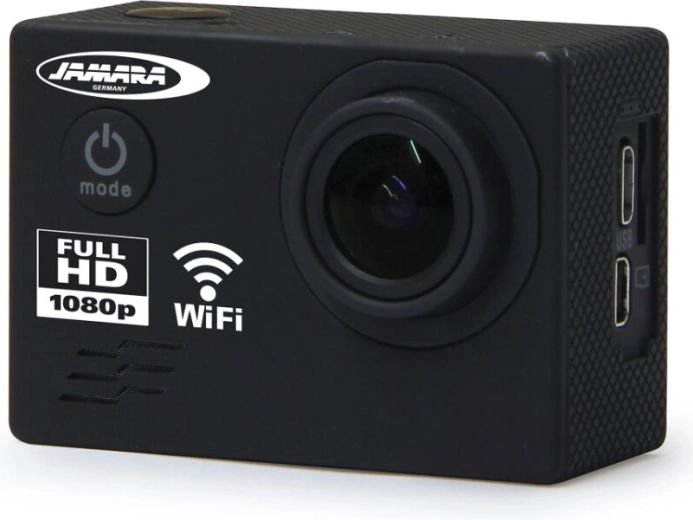JAMARA Camara Full HD Pro WiFi V2 kamera sportowa czarna