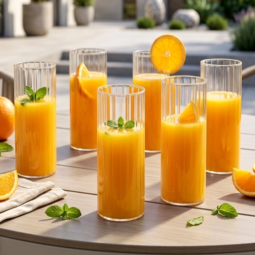 Praktyczny zestaw 6× 560 ml na co dzień i dla gości