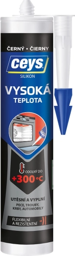 Silikon wysokotemperaturowy czarny 280 ml CEYS